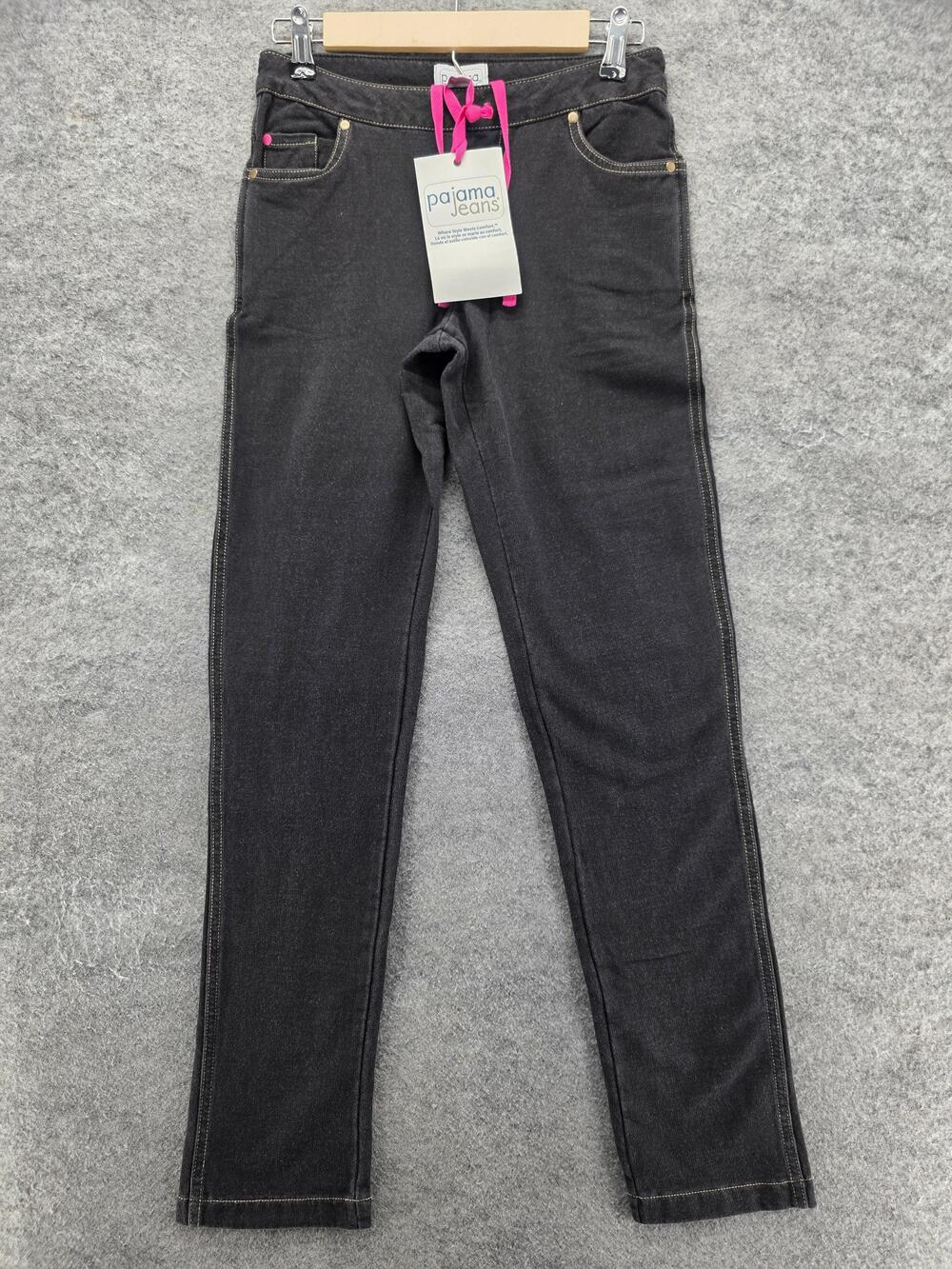 Pajama Jeans Jeans Womens XS Black Jegging Slim Stretch Denim 30.5 Inseam